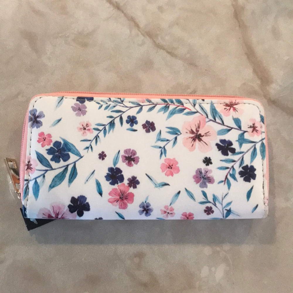 Brand new floral print wallet